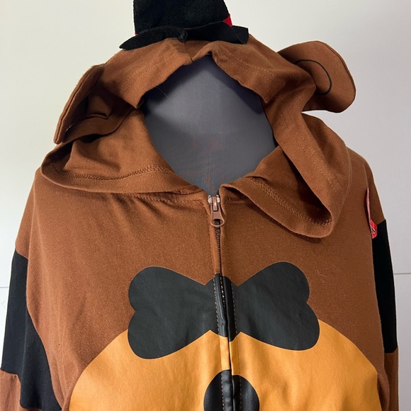 Five Nights at Freddy's Brown Hoodie Zip Up Jacket Size XL - Picture 5 of 6